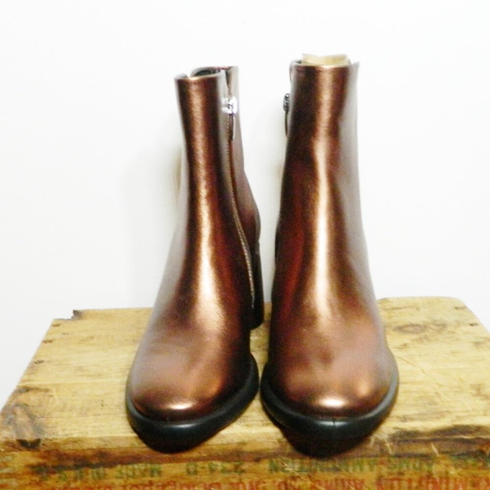 Ecco $225 Sculpted LX 55 mm Ankle Boot Bronze Antique EU 38 NIB! - Picture 9 of 11